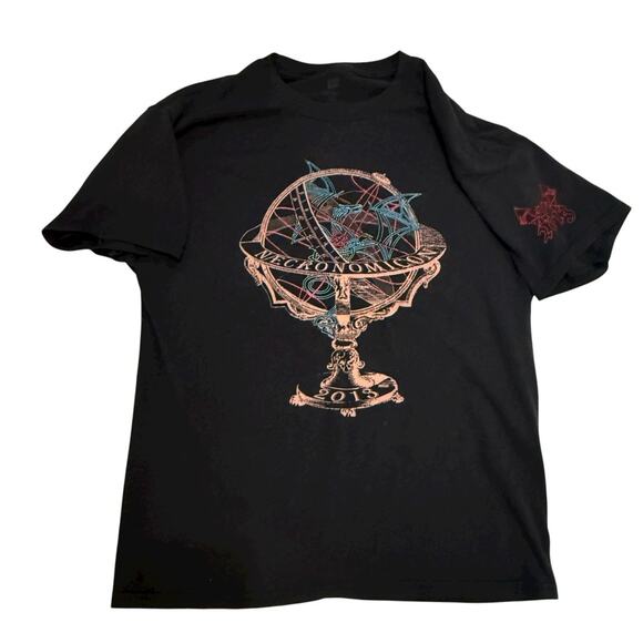 NecronomiCon 2013 T-Shirt Black Graphic Map Design Vintage Convention Tee - Picture 1 of 8
